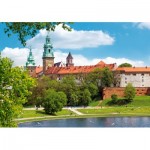 Puzzle  Castorland-53797 Königsschloss Wawel, Krakau, Polen