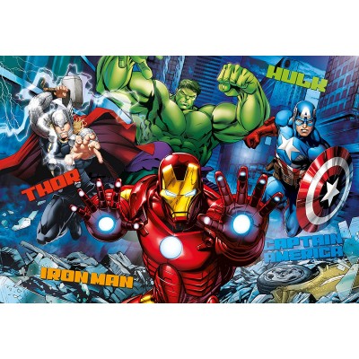 Puzzle Clementoni-20606 3D Effekt - Avengers