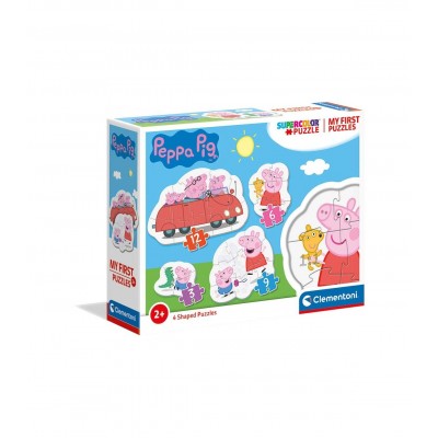  Clementoni-20829 My First Puzzle - Peppa Pig (4 Puzzles)