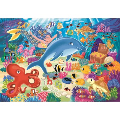 Puzzle Clementoni-20837 Unterwasserspaß