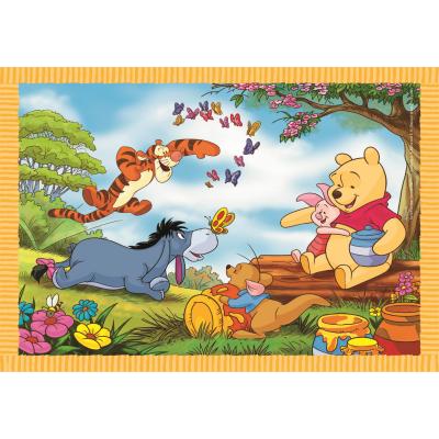  Clementoni-21514 4 Puzzles - Winnie the Pooh