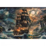 Puzzle  Clementoni-21738 Piraten