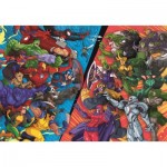 Puzzle  Clementoni-25061 Marvel Helden Gegen Schurken