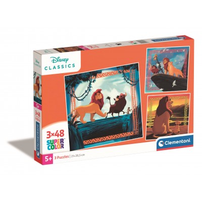 Puzzle  Clementoni-25323 Der König der Löwen