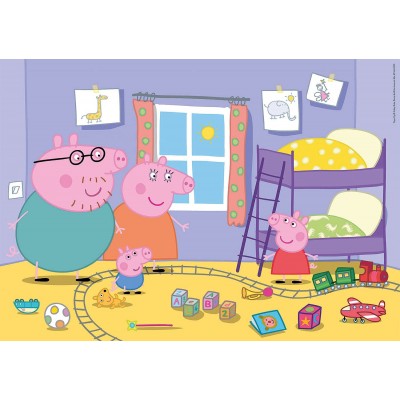Puzzle  Clementoni-26438 XXL Teile - Peppa Pig