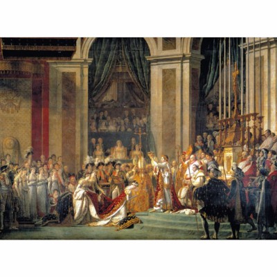 Puzzle  Clementoni-31416 David: Die Krönung Napoleons I