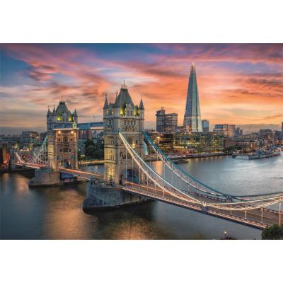 Puzzle  Clementoni-31715 Londoner Abenddämmerung