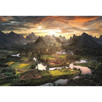 Puzzle  Clementoni-32564 View of China