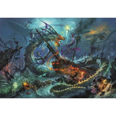 Puzzle Clementoni-33023 Die Unterwasserschlacht