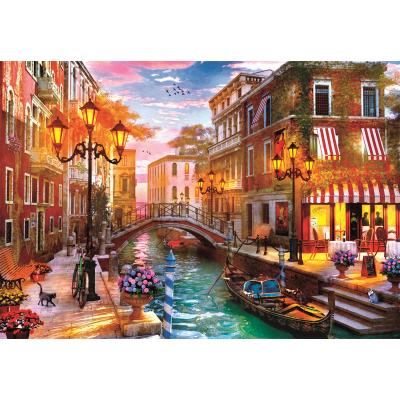 Puzzle Clementoni-35063 Sonnenuntergang auf Venedig