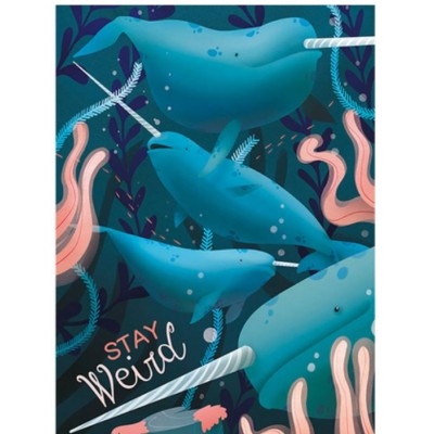 Puzzle  Clementoni-35099 Fantastic Animals - Narwhal