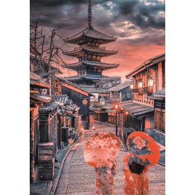 Puzzle  Clementoni-35525 Abend In Kyoto