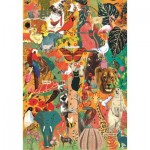 Puzzle  Clementoni-37073 Mehr Ist Mehr - Animals & Botanics