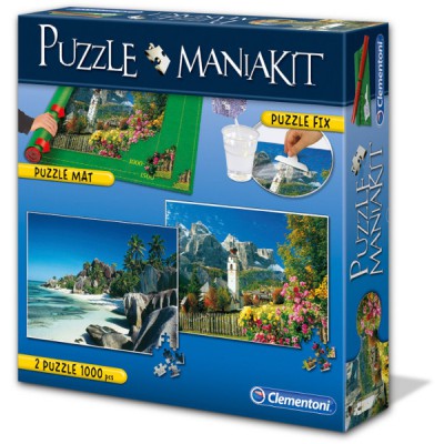 Clementoni-39278 Puzzle Mania Kit