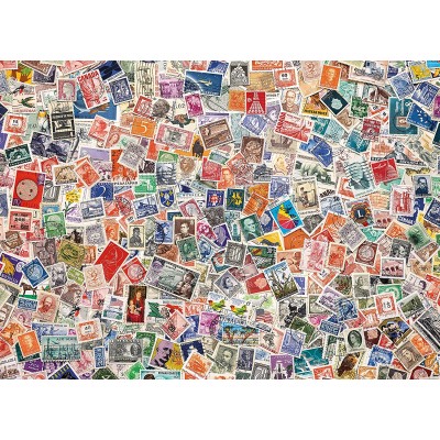 Puzzle Clementoni-39387 Briefmarken