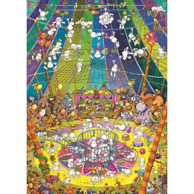 Puzzle Clementoni-39536 Mordillo, Die Show