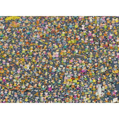 Puzzle Clementoni-39550 Mordillo, Unmöglich
