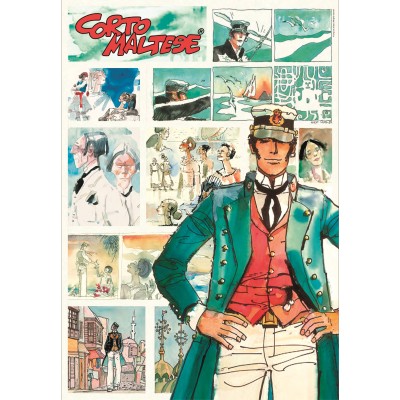 Puzzle  Clementoni-39808 Corto Maltese