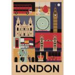 Puzzle  Clementoni-39844 Style in the City, London