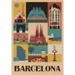 Puzzle  Clementoni-39847 Style in the City, Barcelone