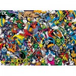 Puzzle  Clementoni-39863 Impossible Justice League