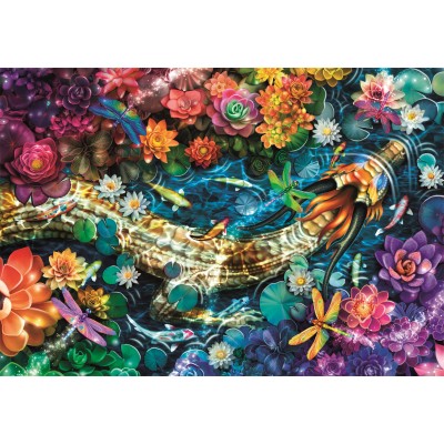 Puzzle Clementoni-39939 Koi-Fluss