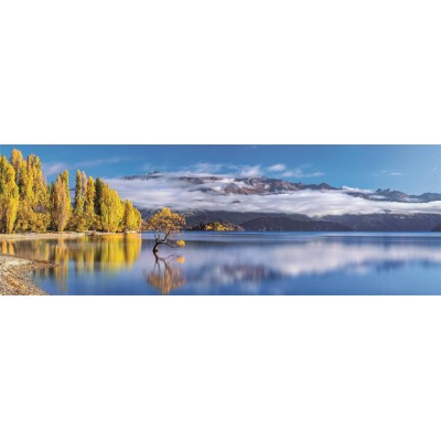 Puzzle  Clementoni-39942 Wanakas Goldene Spiegelungen