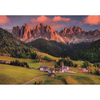 Puzzle  Clementoni-39953 Magische Dolomiten