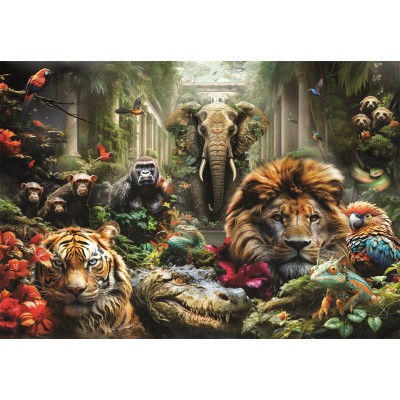 Puzzle  Clementoni-39987 Mystischer Dschungel
