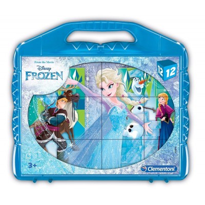 Clementoni-41186 Würfelpuzzle - Frozen