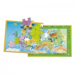 Puzzle  Clementoni-50020 Europa Mappe