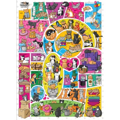 Puzzle  Cobble-Hill-40126 Doodlecats