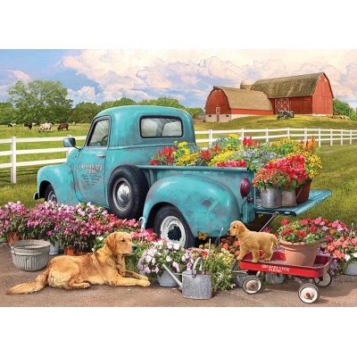 Puzzle  Cobble-Hill-40157 Flower Truck