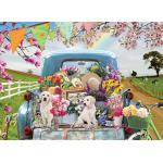 Puzzle  Cobble-Hill-45060 Frühlingstruck