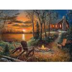 Puzzle  Cobble-Hill-45066 Am Lagerfeuer