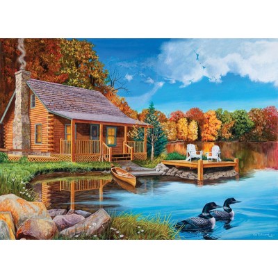 Puzzle Cobble-Hill-45067 XXL Teile - Loon Lake