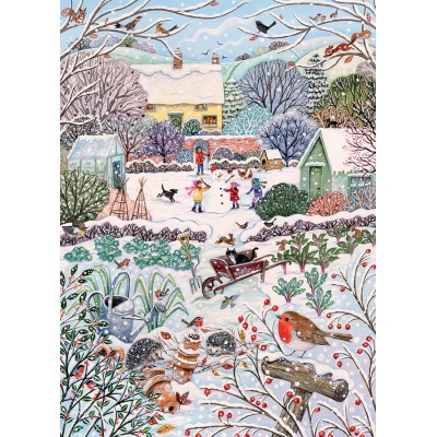 Puzzle  Cobble-Hill-45097 Winterurlaub