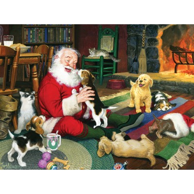 Puzzle  Cobble-Hill-48008 XXL Teile - Santa's Playtime