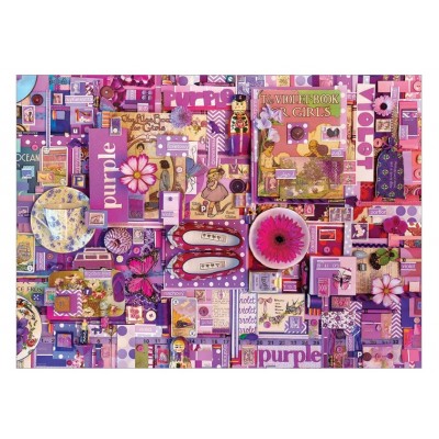 Puzzle Cobble-Hill-51866-80151 Shelley Davies: Purple