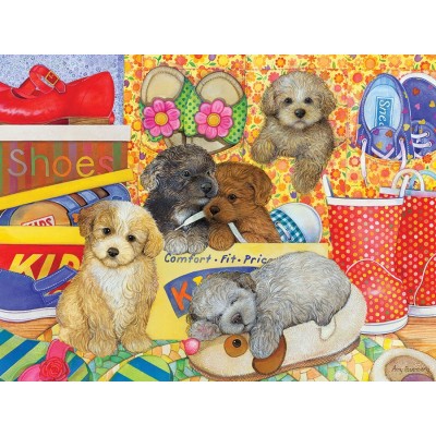 Puzzle Cobble-Hill-54587 XXL Teile - Amy Rosenberg - Hush Puppies