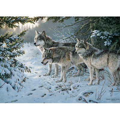 Puzzle Cobble-Hill-80071 Persis Clayton Weirs: Der Pfad der Wölfe