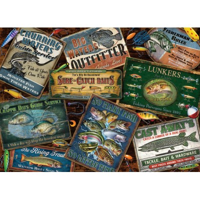 Puzzle  Cobble-Hill-80130 Fish Signs