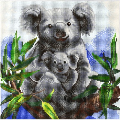 Puzzle Crystal-Art-4262 Crystal Art - Diamant-Stickerei-Kit - Koala