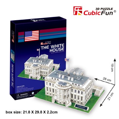  Cubic-Fun-C060H Puzzle 3D - Washington: Weisses Haus