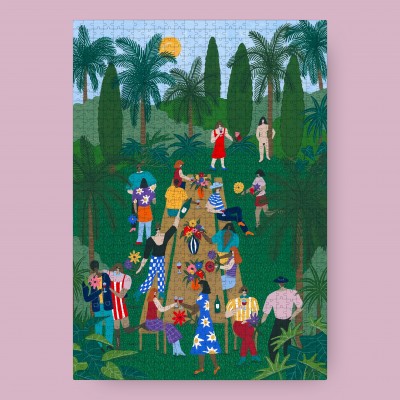 Puzzle DPK-2027 Gartenparty