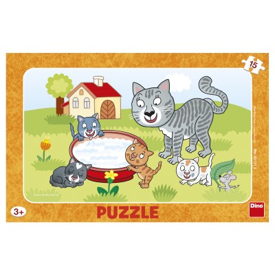 Dino-30131 Frame Puzzle - Katze