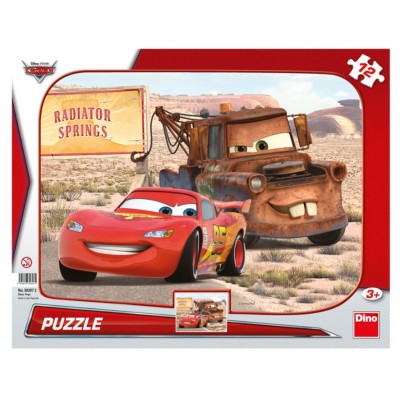  Dino-30307 Rahmenpuzzle - Cars 3