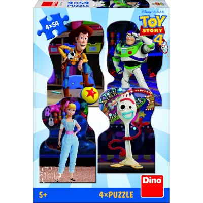 Dino-33322 4 Puzzles - Toy Story 4