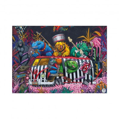 Puzzle  Dino-53308 Monster Car