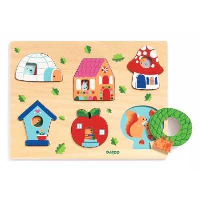 Puzzle Djeco-01064 Hi House